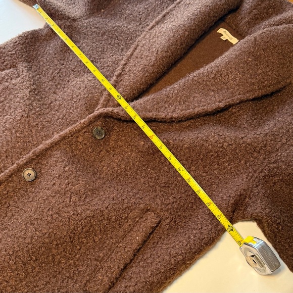 Madewell Pebbled Faux Shearling Shawl Collar Coat – Size M | Cozy Cottage - Picture 8 of 15